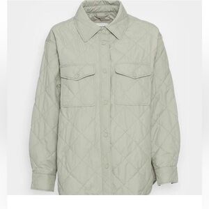 Abercrombie & Fitch Green Quilted Jacket